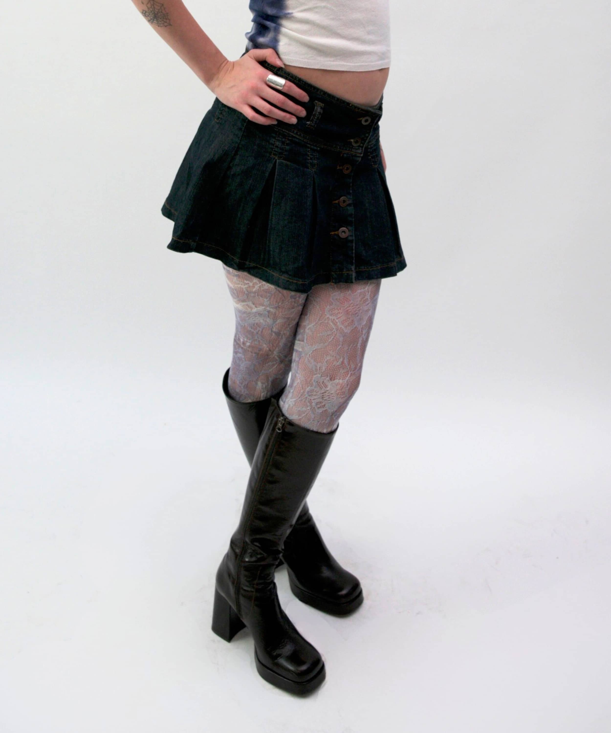 women denim skirt