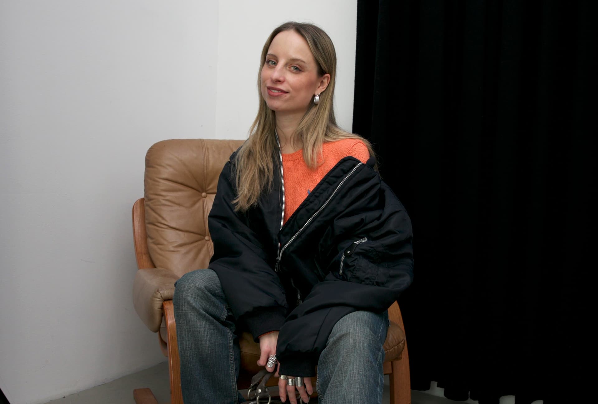 Model in Vintage Streetwear