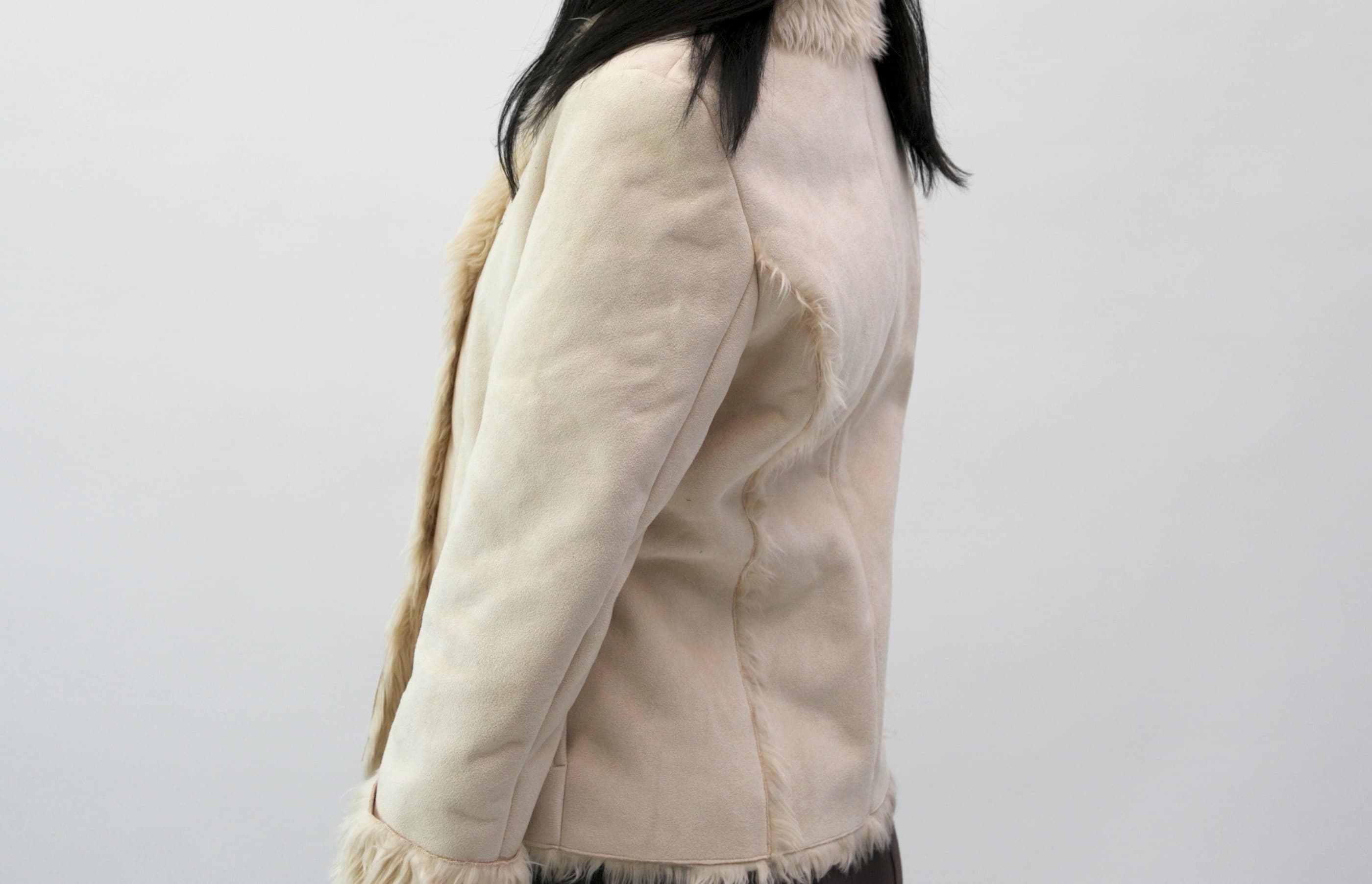 Model in Vintage Mantel